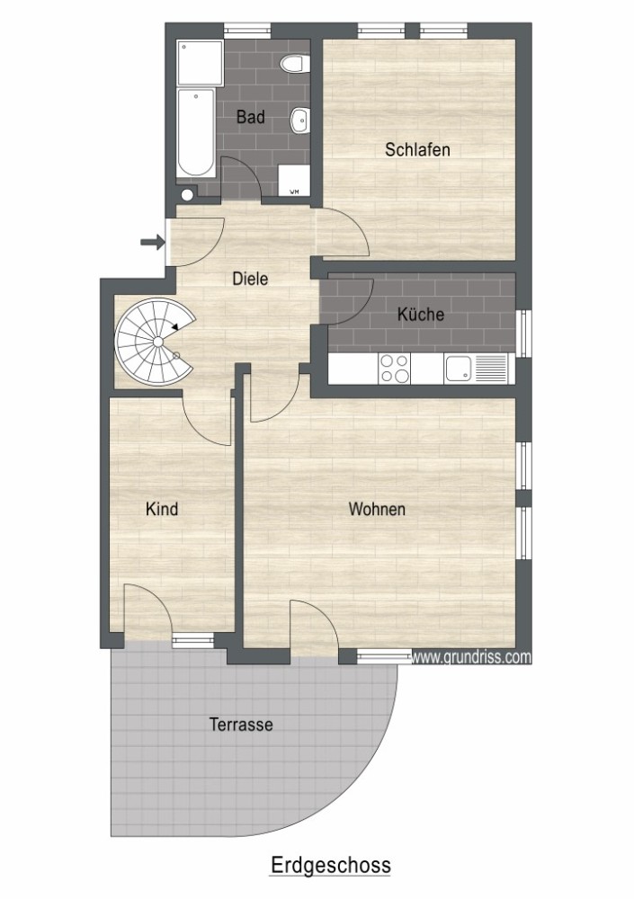 Grundriss Erdgeschoss